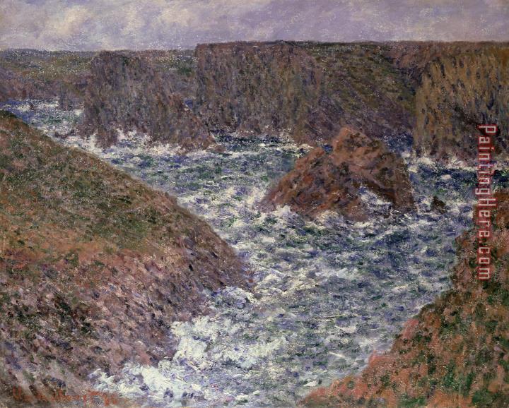 Claude Monet Port Domois at Belle Ile